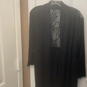 FINAL MARKDOWN Ladies’ J.M. Fleurette Open-front Lace-back Cardigan (S)